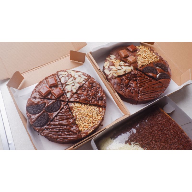 

brownies bulat sekat