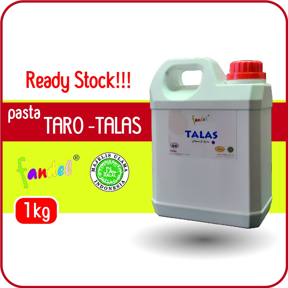 

Perisa Makanan Perasa Essens Aroma Pasta Talas atau Taro Fandel flavor&color 1Kg