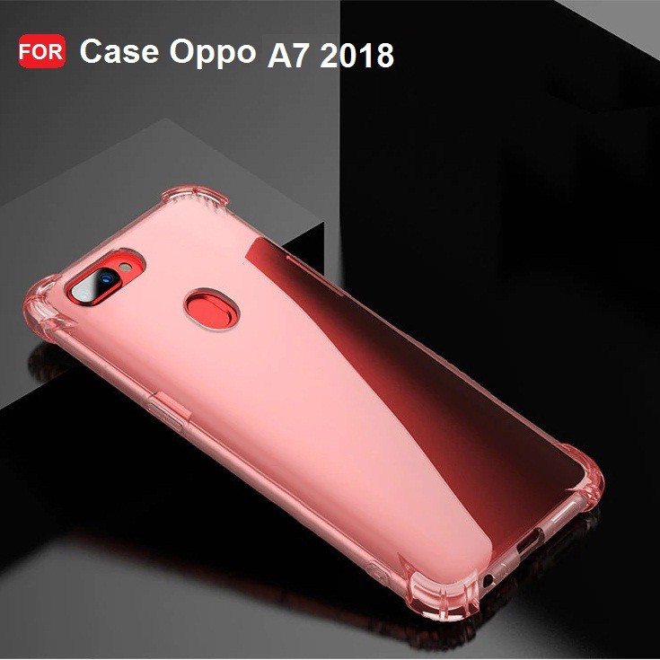 Case Oppo A7 SoftCase Anti Crack ShockProof Casing