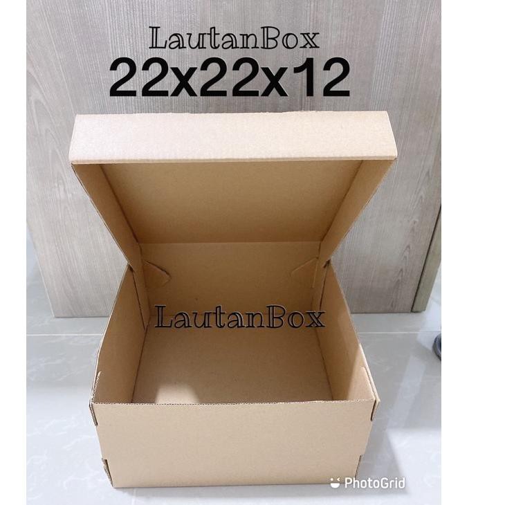

WBS ✅COD dus kue 22x22x12 die cut cake box murah