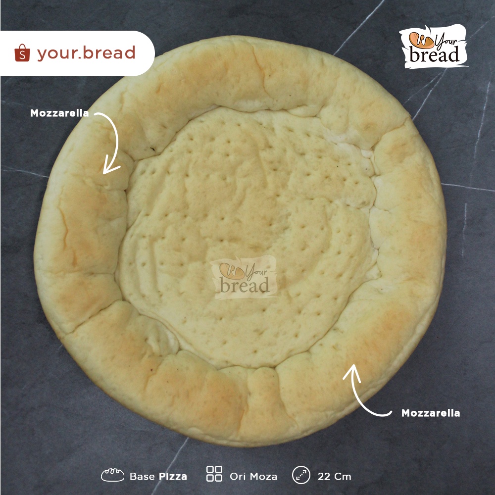 

Roti Pizza Mozzarella Original Ukuran 22cm | Base Pizza Mozzarella 22cm Original