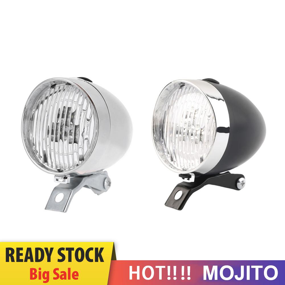 Lampu Depan 3 Led Gaya Retro Vintage Untuk Sepeda