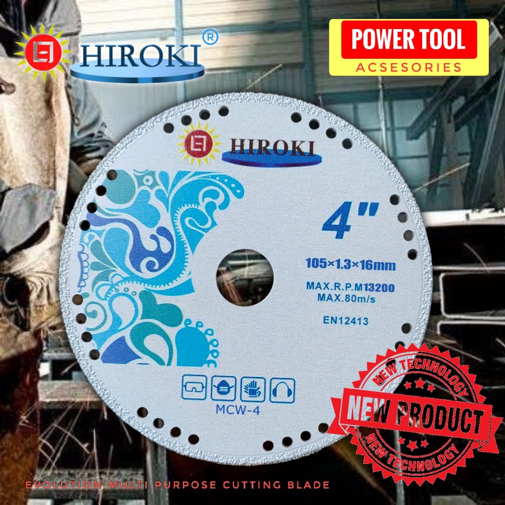 Evo Blade MUlti Purpose Cutting Wheel 4 Inch Original Hiroki Mata Pisau Potong Asah Multi Fungsi Kik