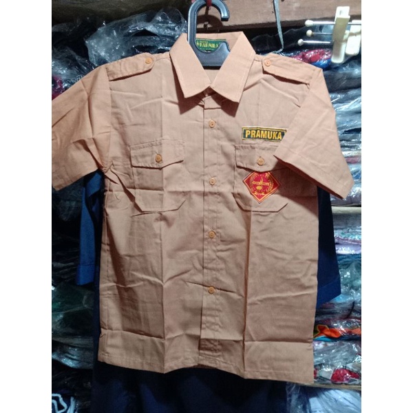 BAJU PRAMUKA BAJU MERK KARMILA/BAJU PRAMUKA PENDEK/SD /SMP/SMA