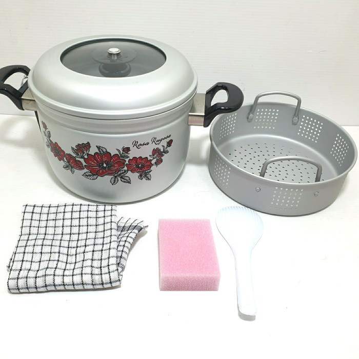 Panci Maspion Kukus Silano Steamer Rice Cooker Serbaguna 22 28cm 30cm