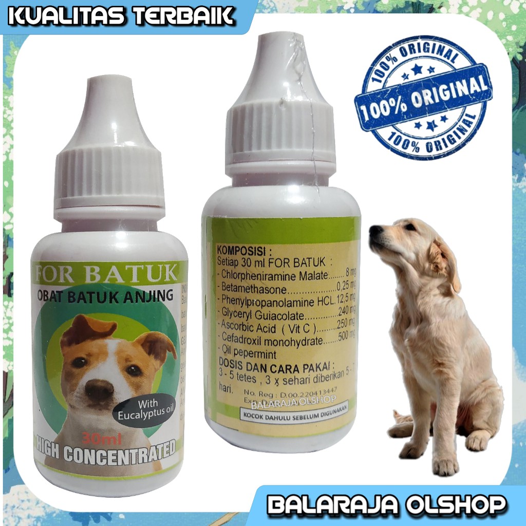 Obat Batuk Anjing Puppy Pilek Sesak Nafas - For Batuk Dog 30ML