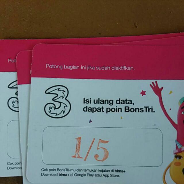 Vocher Data Indosat 1 GB Mini - 30 Hari