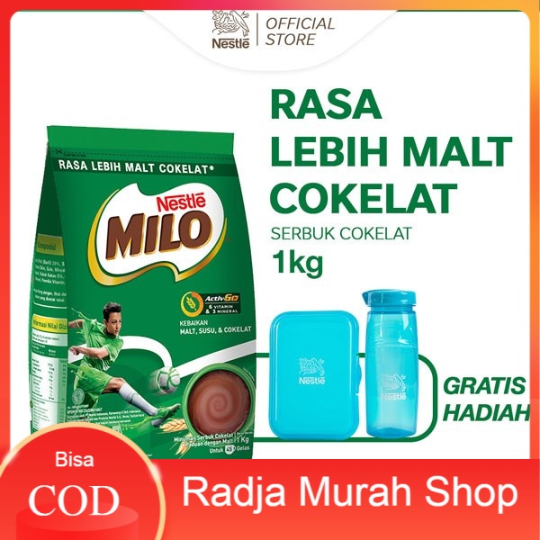 

MILO ACTIV-GO Susu Coklat Pouch 1kg Gratis Hadiah