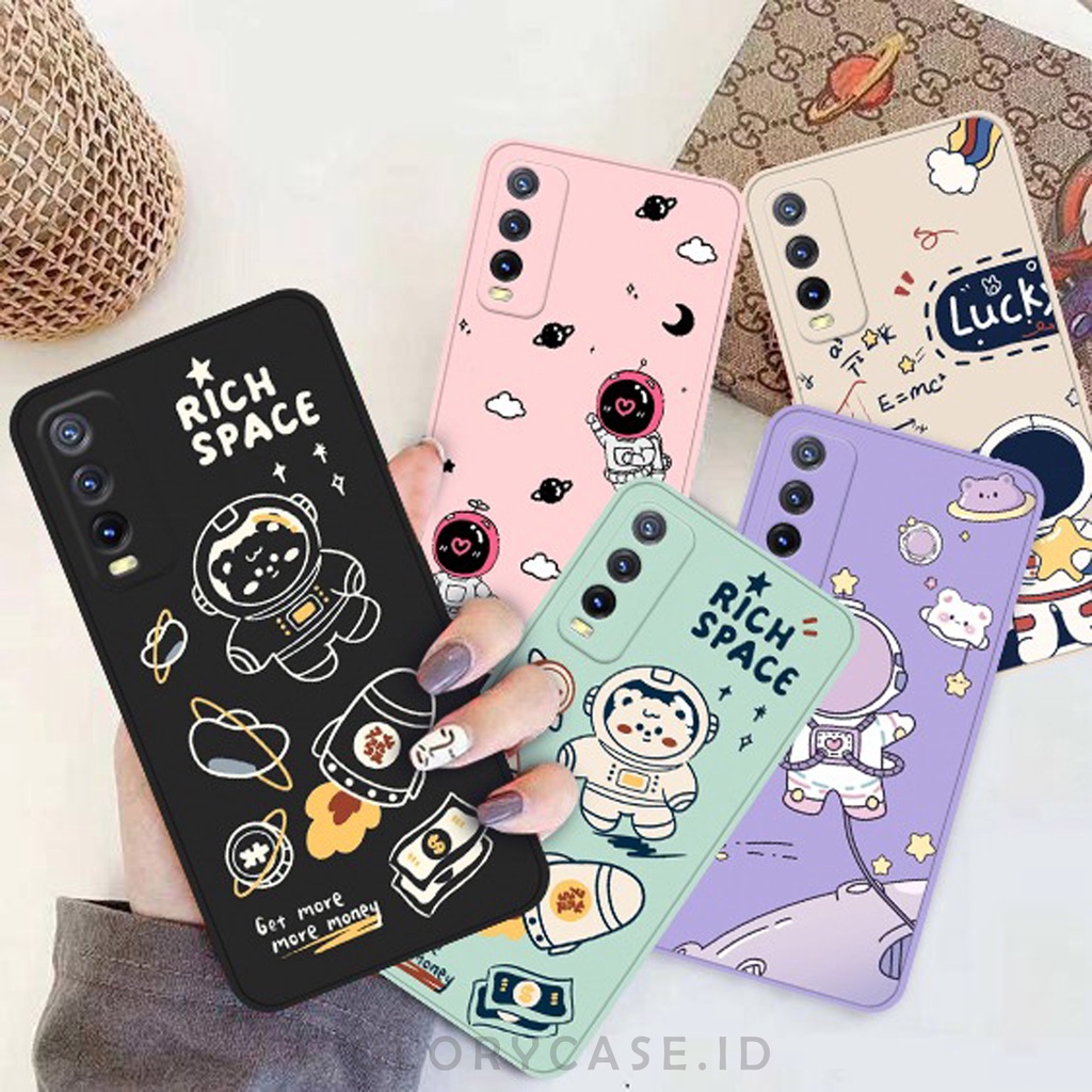 [UV04] Softcase Macaron Motif For Vivo Y16 Terbaru | Softcase Hp Vivo Y16 2022 | Casing Hp Vivo Y16 