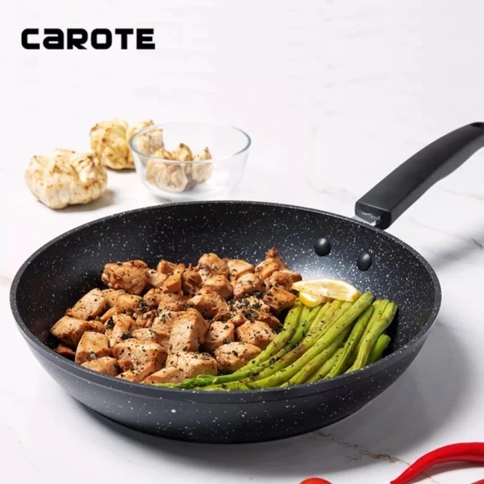 Carote Basic Frypan 24 cm light weight tanpa tutup anti lengket