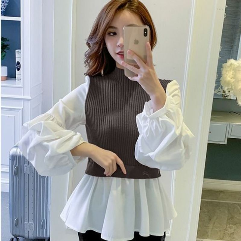 BLOUSE RAJUT WANITA KOREA M150