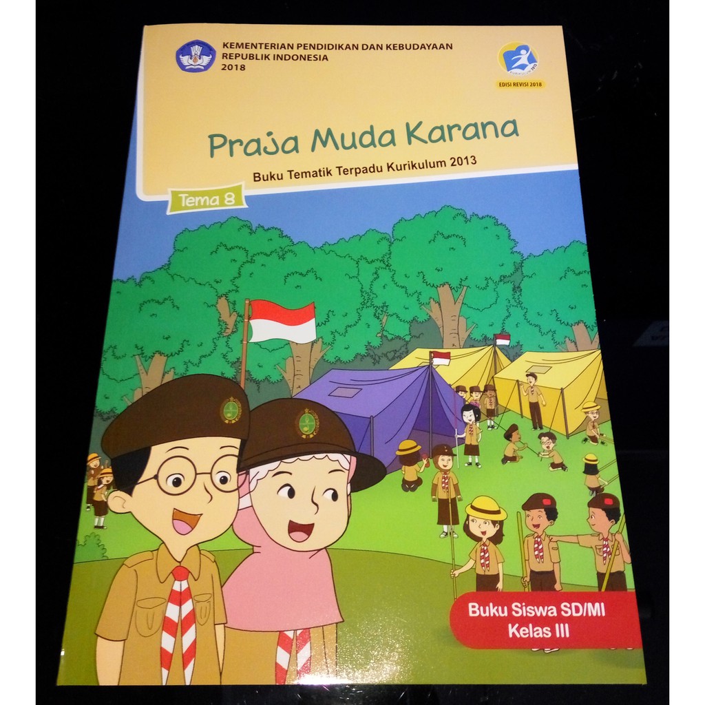 Buku Tematik Sd Kelas 3 Tema 8 Praja Muda Karana Revisi 2018 Terbaru Shopee Indonesia