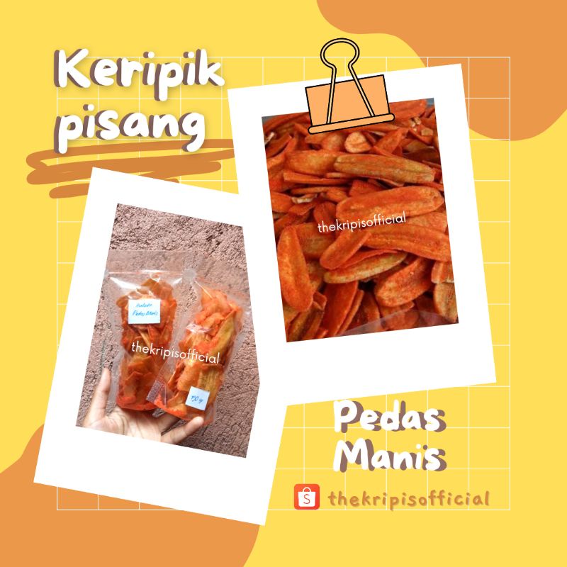 

Keripik Pisang Pedas Manis 50gr [Halal Premium]