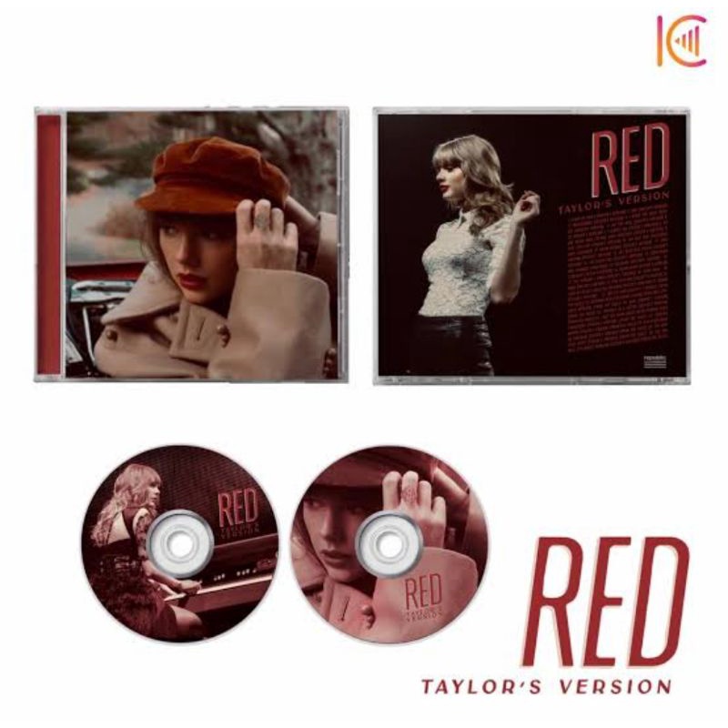 Jual CD Taylor Swift RED Taylor's Version 2021 Album Taylor Swift RED Taylor's Version 2021