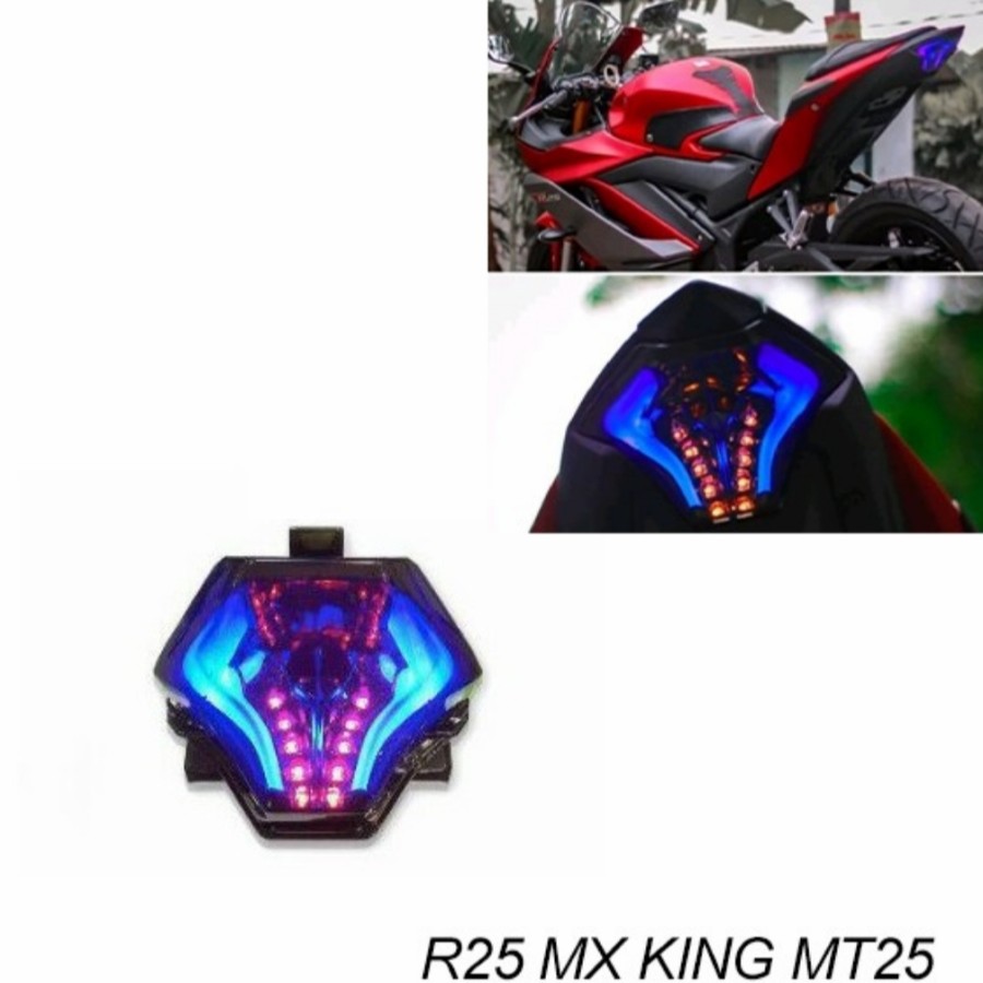 Stoplamp LED Sein Sen Yamaha R 25 MT 25 Mx king Lampu Stop Aksesoris Variasi Yamaha Mt15 R25