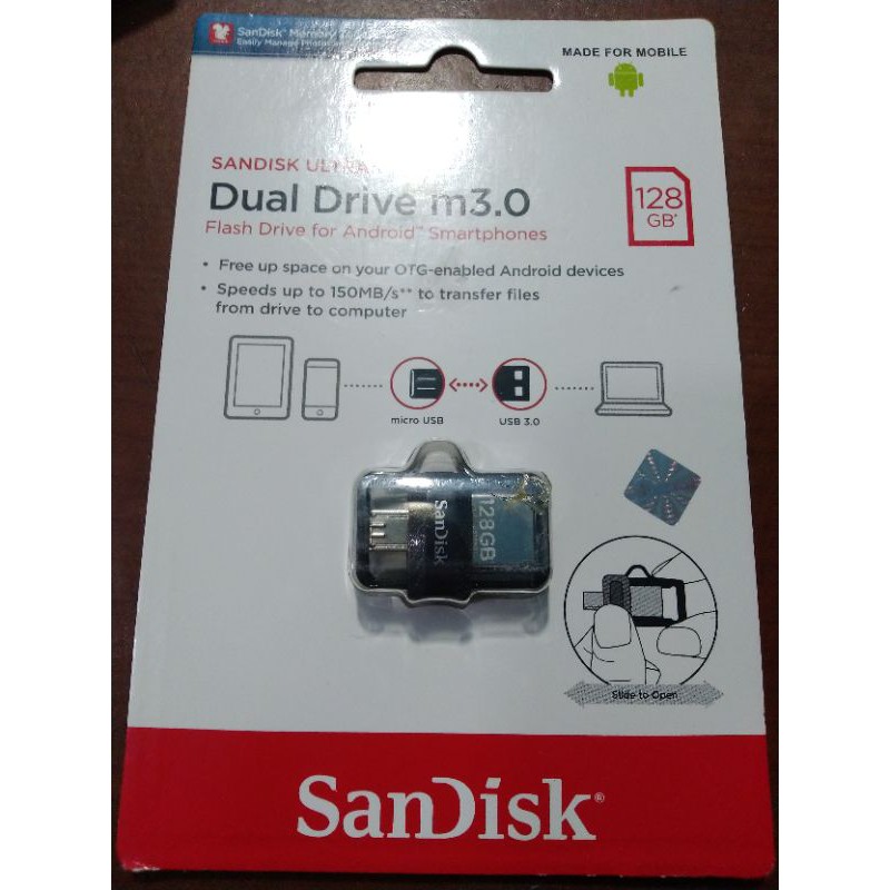 flash disk otg sandisk 128gb original