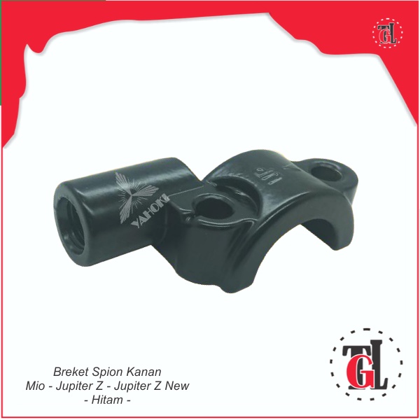 Breket Spion Kanan Vega - Vega R New - Vega Zr  -- Hitam --