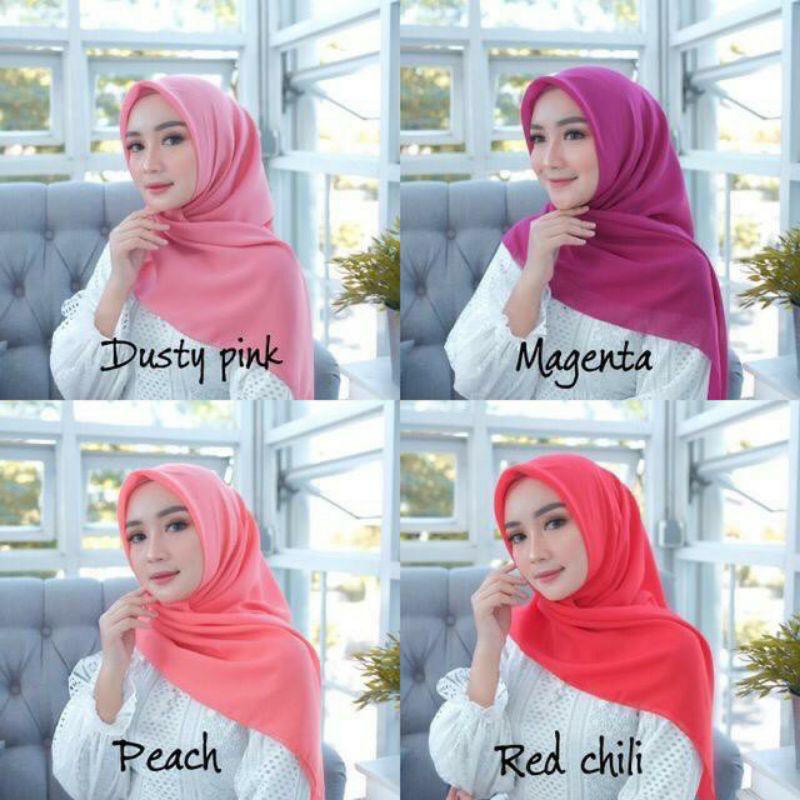 ✅Grosir Jam Senen - BELLA SQUARE / Hijab BELLA SQUARE / Kerudung Segi Empat Part 1