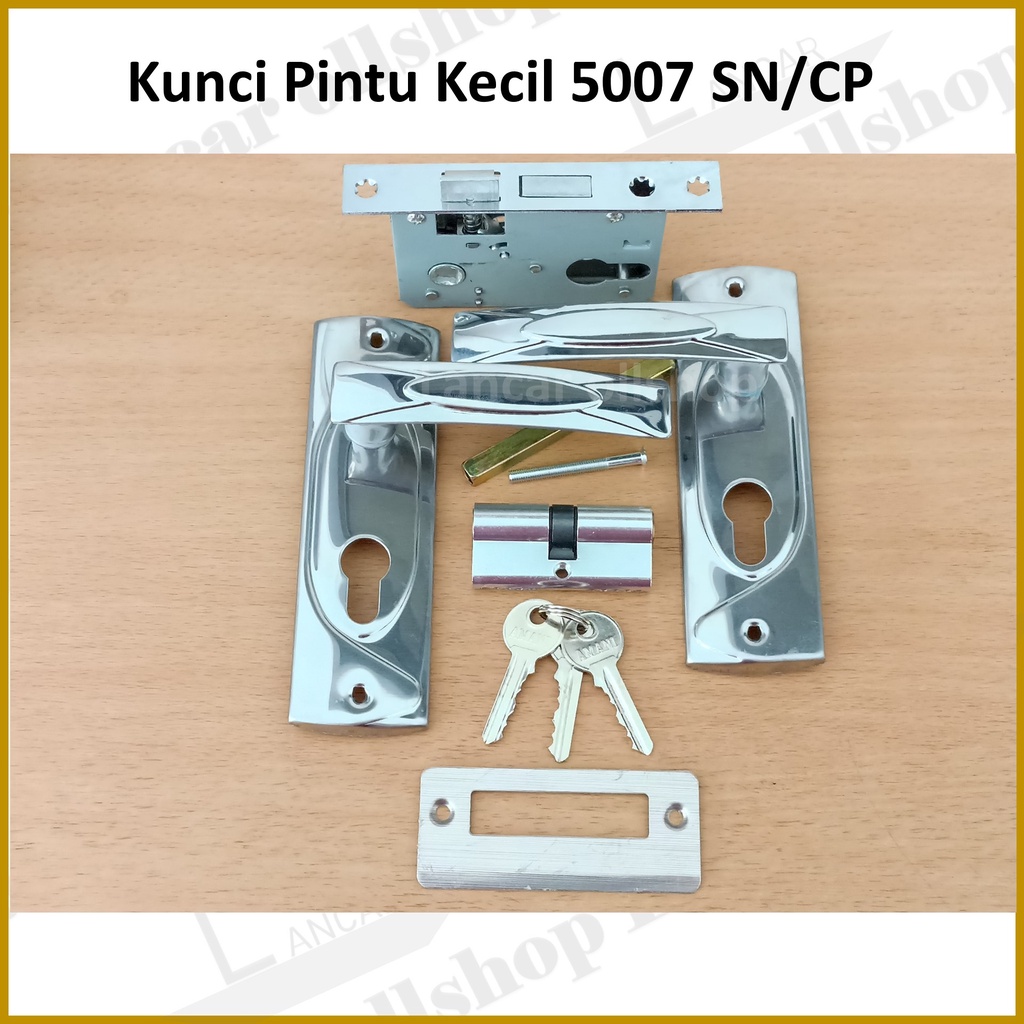 kunci pintu kecil / handel pintu kecil / Handle Pintu Rumah 5002 CP GP / 5007 CP GP