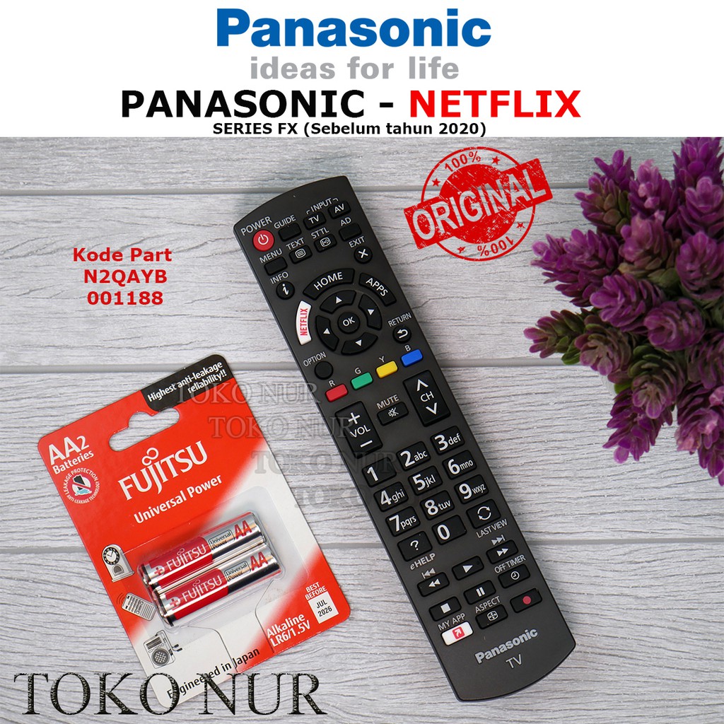 Remote SmartTV Panasonic Netflix series FX Original