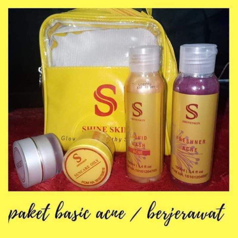 skincare paket dari shineskin