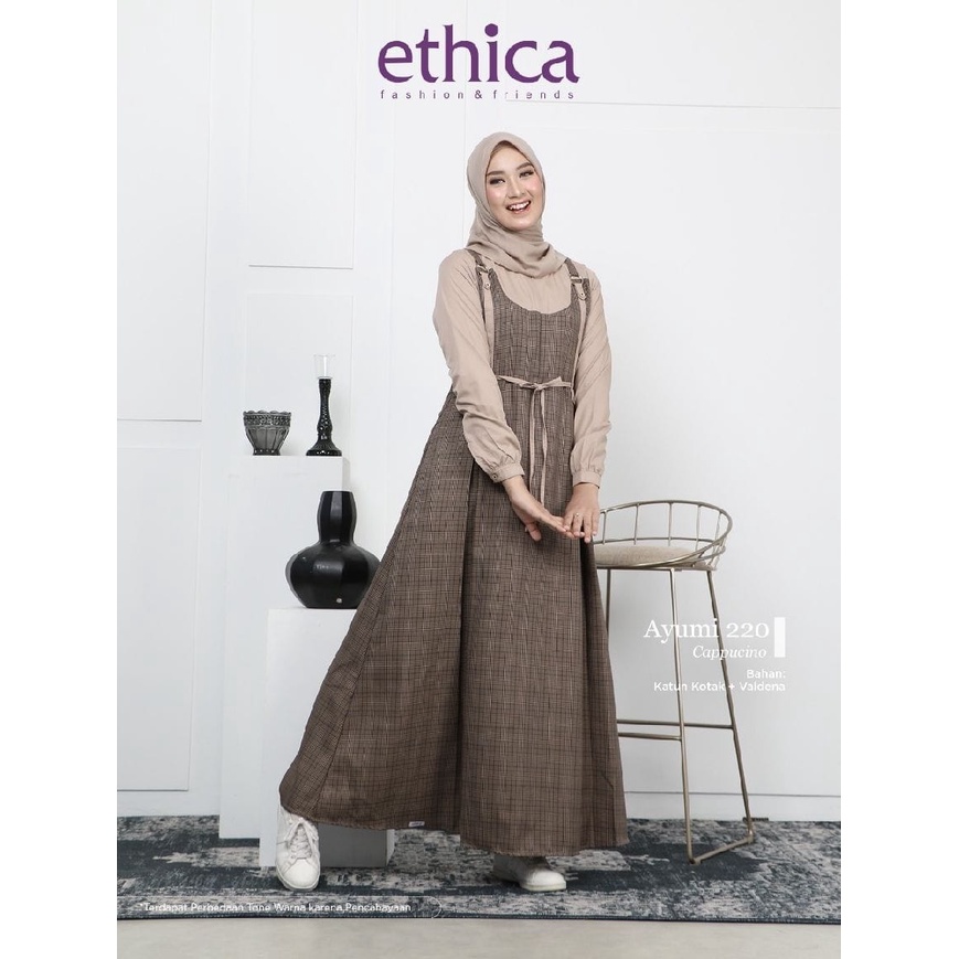 GAMIS TERBARU 2021 ETHICA AYUMI 220 CAPPUCINO