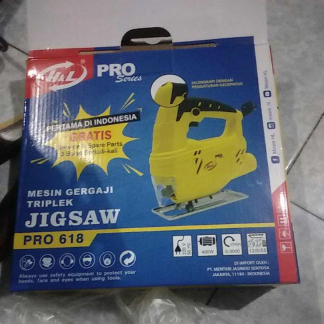 Mesin Gergaji Jigsaw Potong Triplek H&l Hl Pro 618 Variable Speed