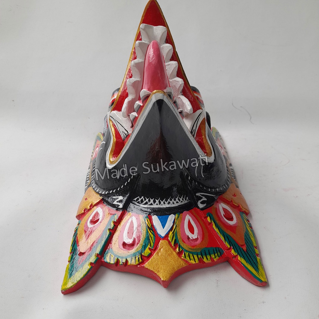 Hiasan dinding garuda 20cm kerajinan tangan handmade bali bahan kayu