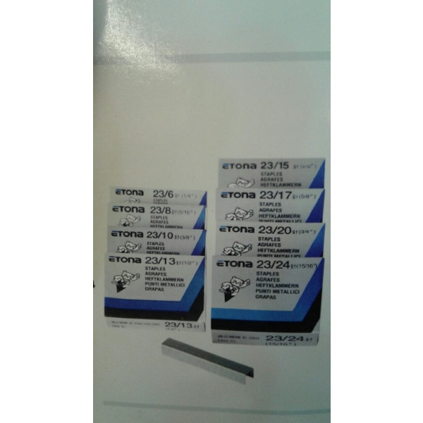 

Terlaris Isi Staples Etona 2320 Refil Stapler 34' sherka shopee