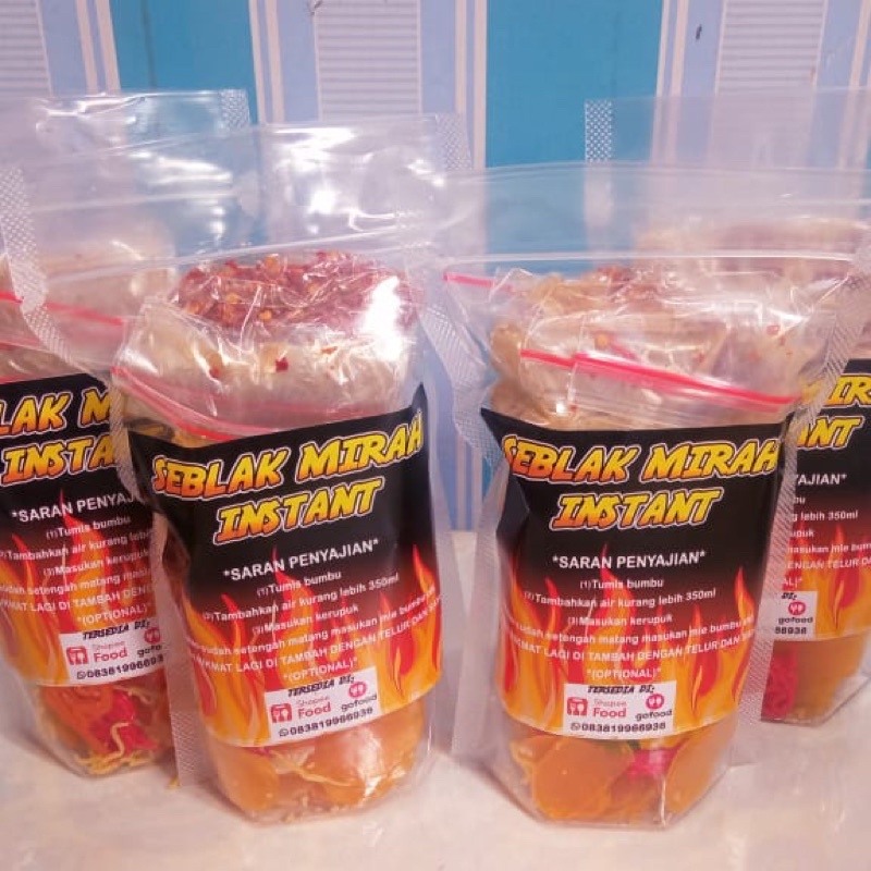 

SEBLAK MIRAH INSTAN KUAH (BUMBU RACIKAN SENDIRI PENYIMPANAN BUMBU TAHAN SEBULAN)