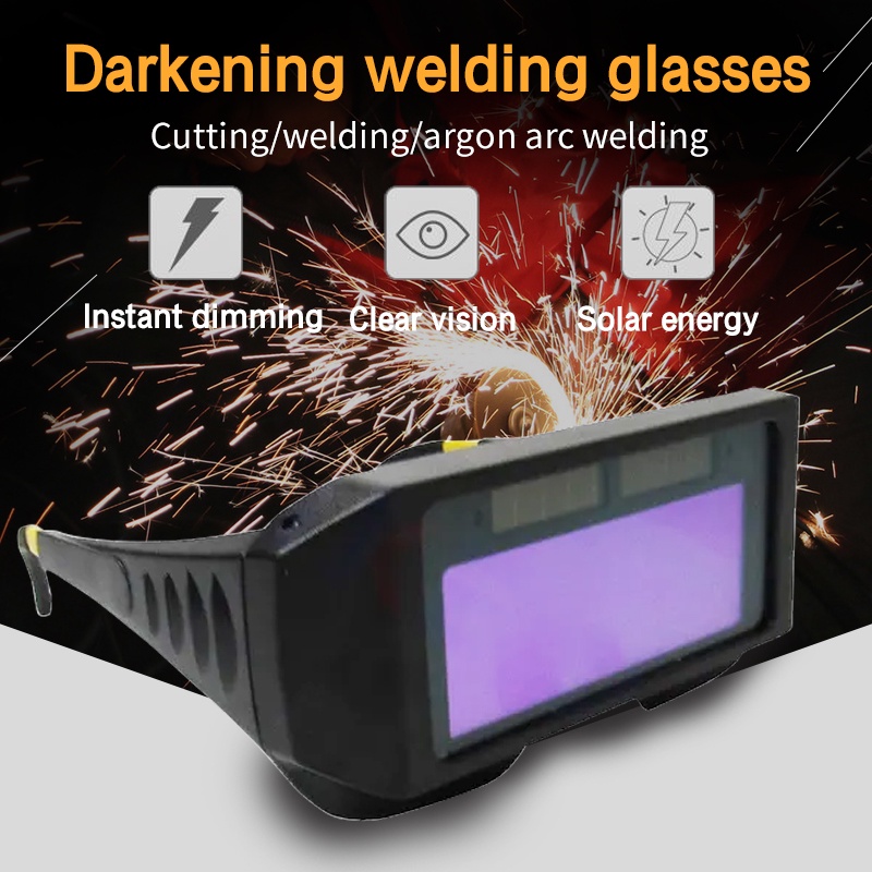 Kacamata Welding kacamata las otomatis Auto Darkening Soldering