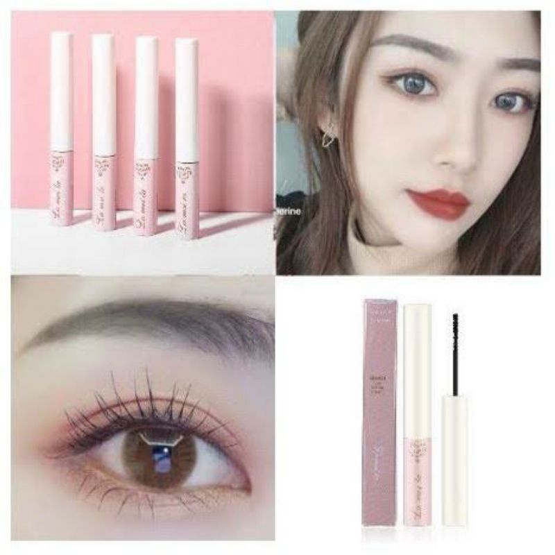 3D Maskara Microcara Thin Mascara Kosmetik Mata Pelentik Bulu Mata Make Up Makeup