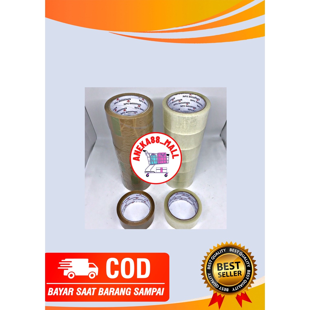 

Lakban KINGSTONE BENING & Coklat 2INCH 45mm x 80 yard