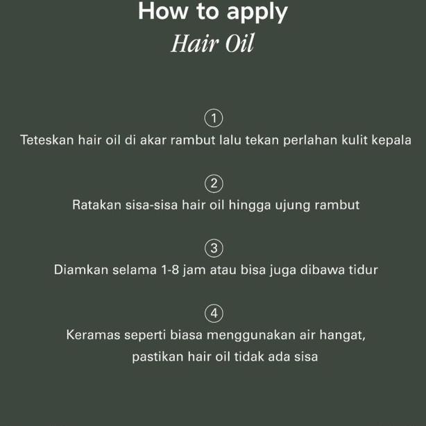 TUMBUHLAB HAIR OIL PEPPERMINT