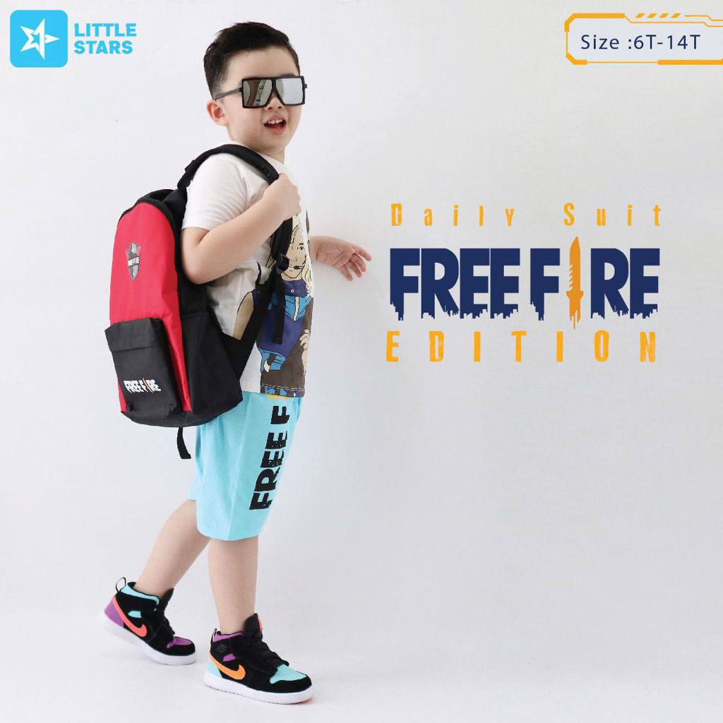 Setelan Anak Daily Suit Free Fire By Little Star