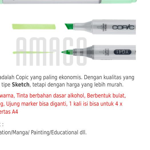 

♛ COPIC CIAO MARKER - CCM - SATUAN ♕