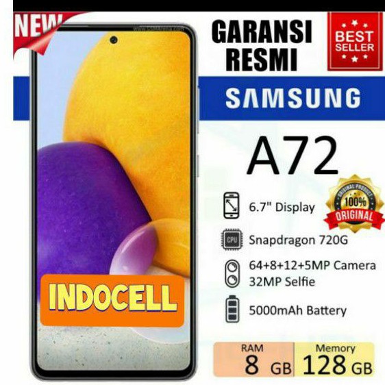 Samsung A72 ram 8/128