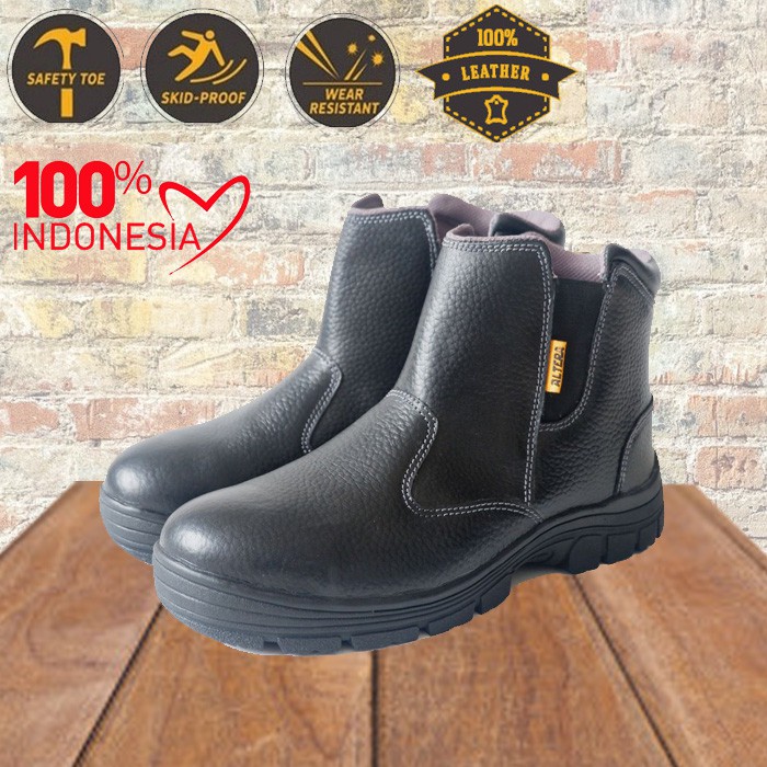 Jual Harga Grosir Safety Shoes Ujung Besi Original Kulit 100 Altera