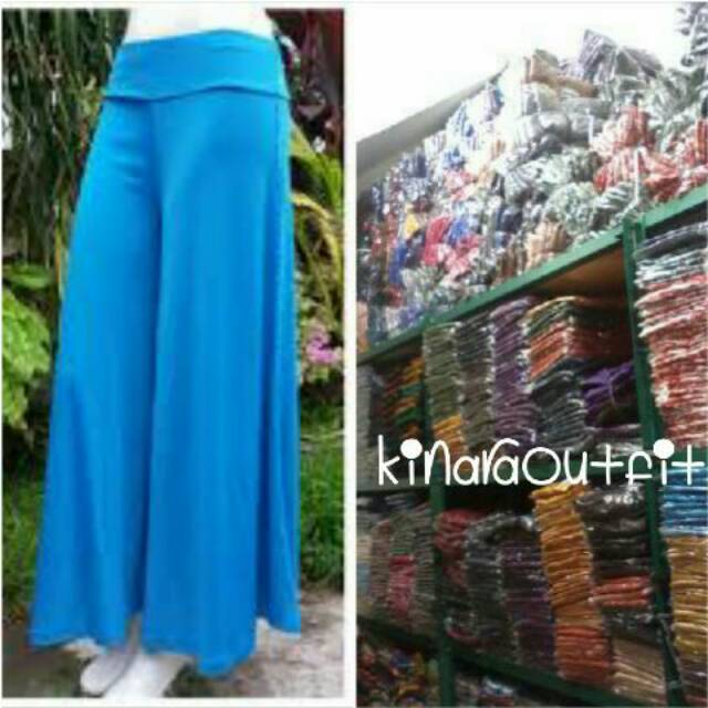 celana kulot polos panjang-1