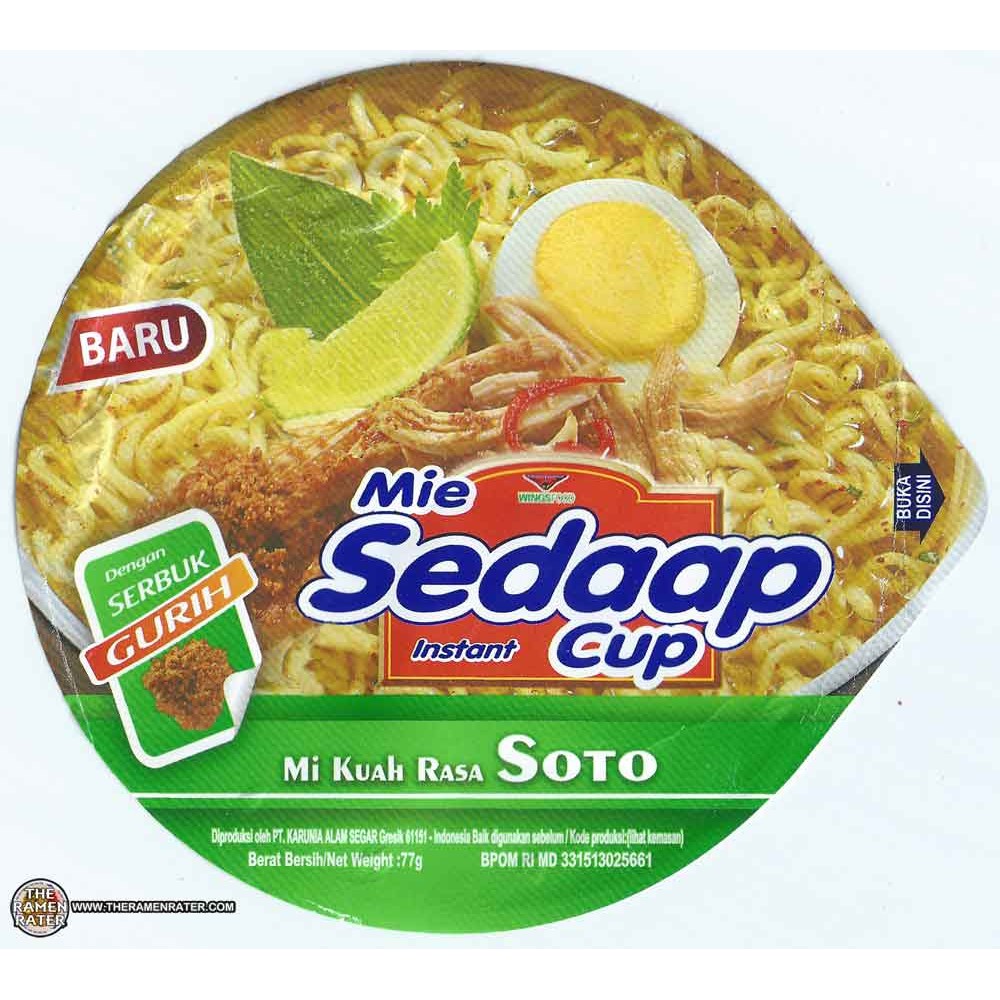 Mie sedaap Soto Mi Kuah dalam Cup mie dalam mangkok Mie Rasa Soto Mie Instan Cap Mie Sedap Cups Misedap