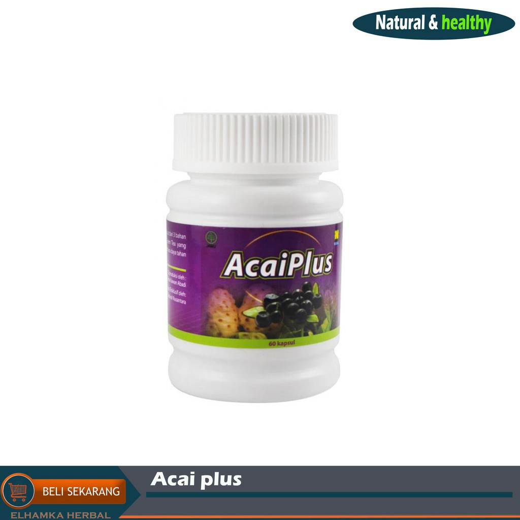 AcaiPlus Nasa Obat Diet Pelangsing Tubuh - Acai Plus Herbal Alami Asli Original Nasa