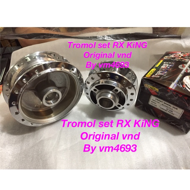 Tromol vnd rx king depan belakang original vnd tromol set rx king
