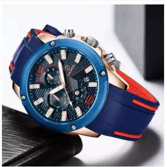 Diessol Jam Tangan Merek Terbaik Mewah Olahraga Baru untuk Pria Jam Pria Kuarsa Fesyen Tali Karet