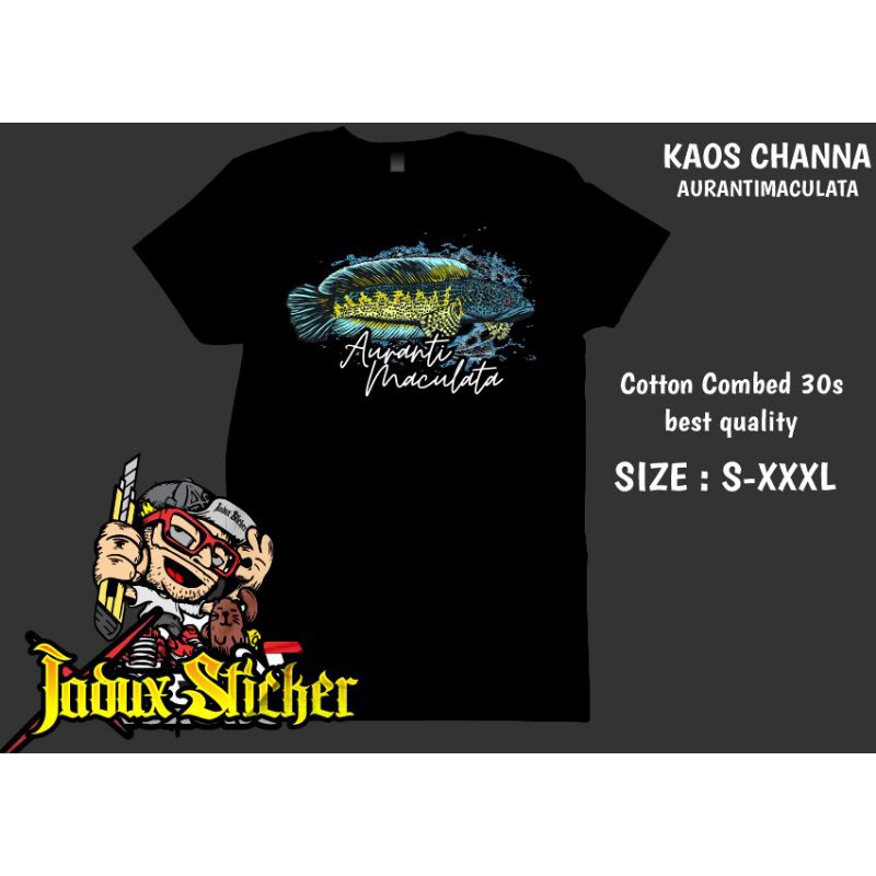 kaos channa auranti || kaos snakehead