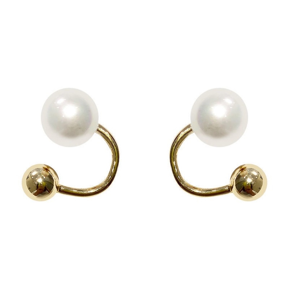 Retro Baroque Stud Earrings Women Simple Fashion Jewelry Accessories