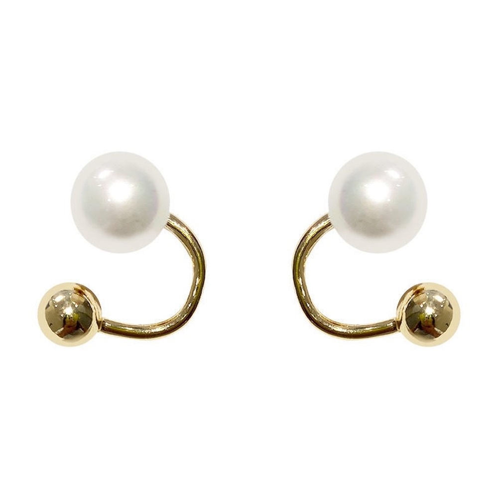 Retro Baroque Stud Earrings Women Simple Fashion Jewelry Accessories