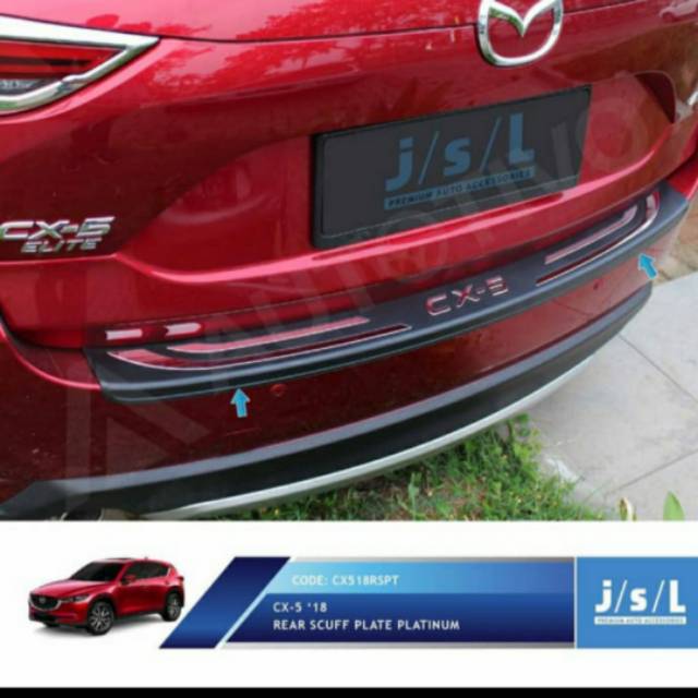 Sillplate belakang mobil Mazda CX5 2018 model platinum jsl