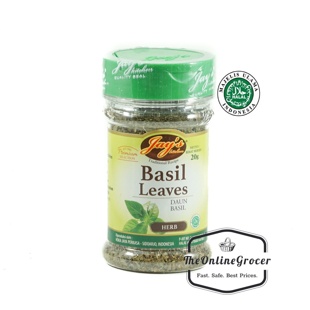 Jay's Basil Leaves/Daun Basil 20gr