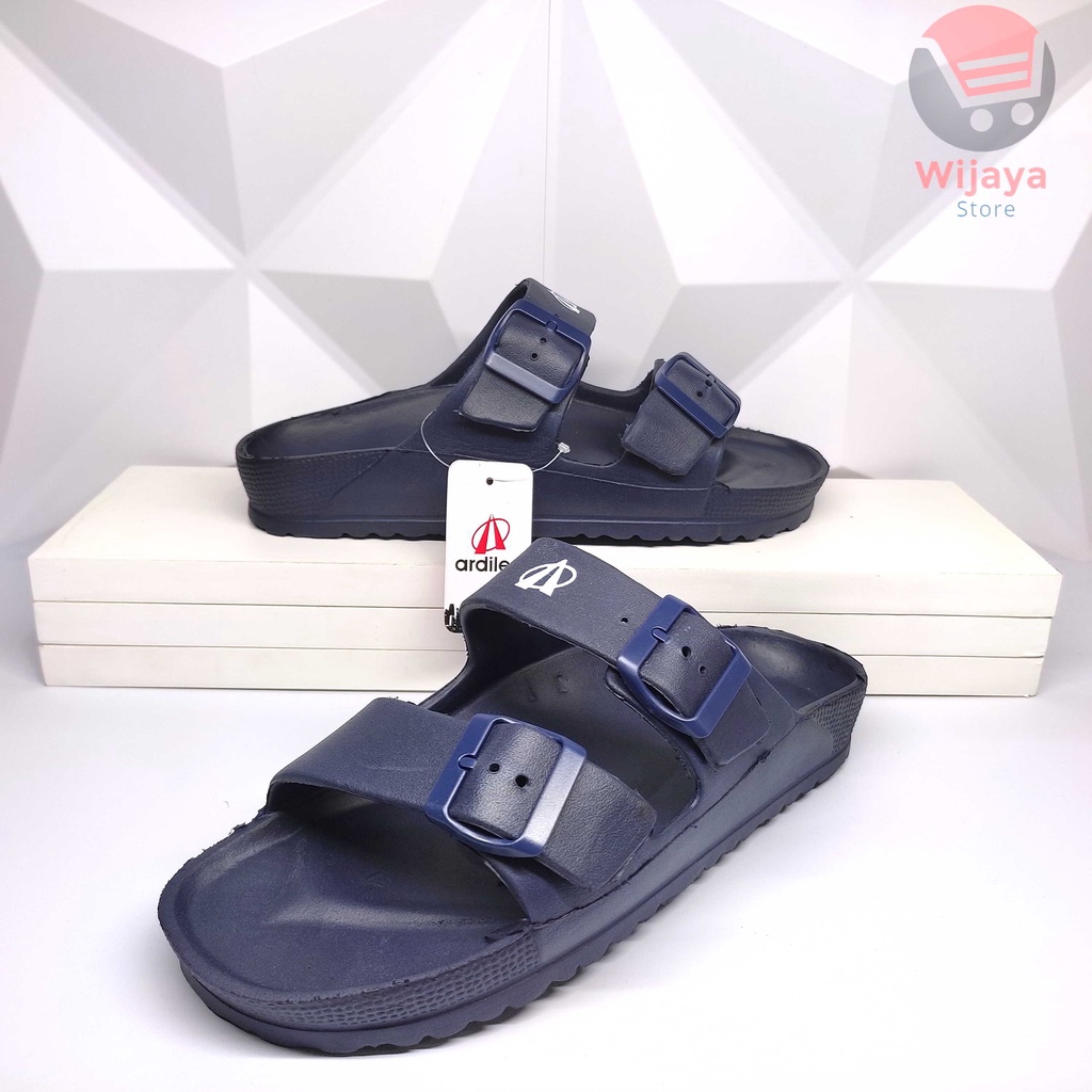 Ardiles 401 Sandal Slop Karet Pria Sendal Slide Selop Karet Phylon Super Ringan Trendy untuk Kenyamanan dan Gaya Cowok Laki-laki