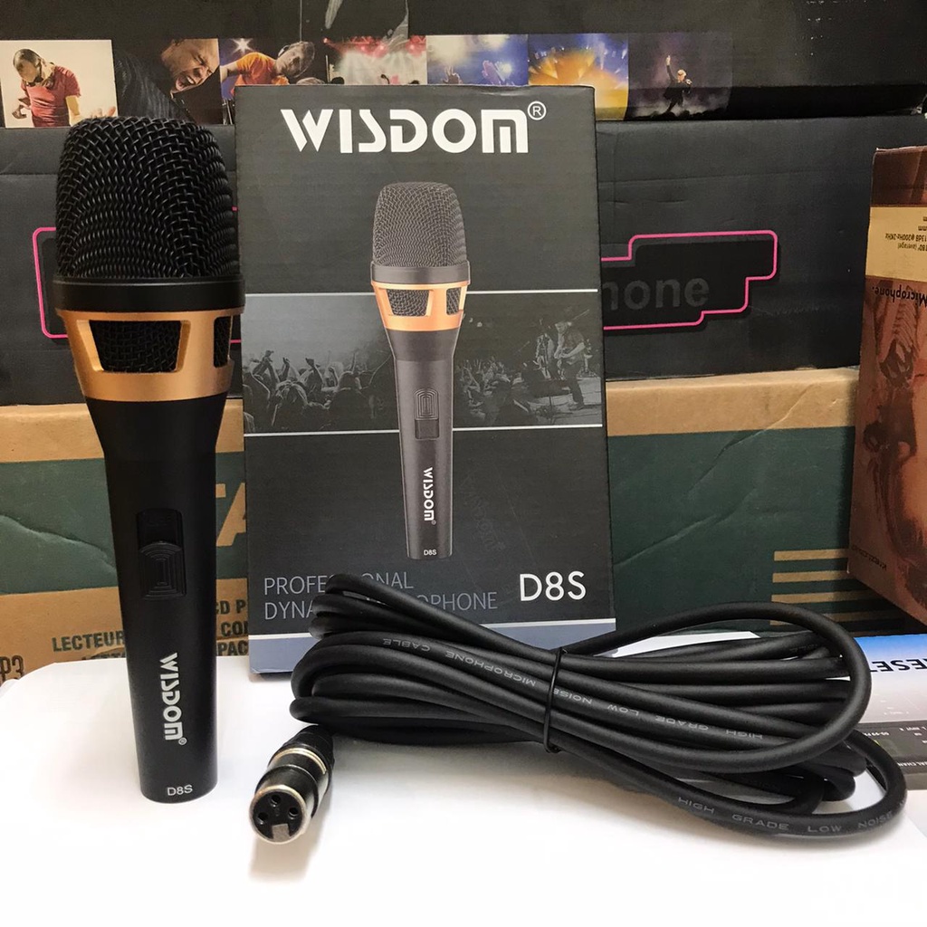 Mic Kabel WISDOM D8S D-8S Wisdom D 8 S MIC KABEL DYNAMIC ORIGINAL